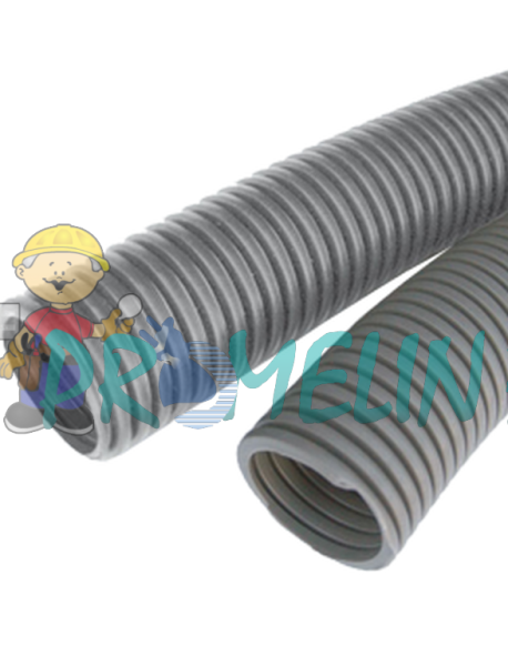  IIVVERR Flexible PVC 0.457 in Dia Exterior Tubería Corrugada Tubo  Tubo Conducto 12M (Tubería de tubo de conducto corrugado de tubo de tubo  corrugado de PVC de 0.457 in de diámetro